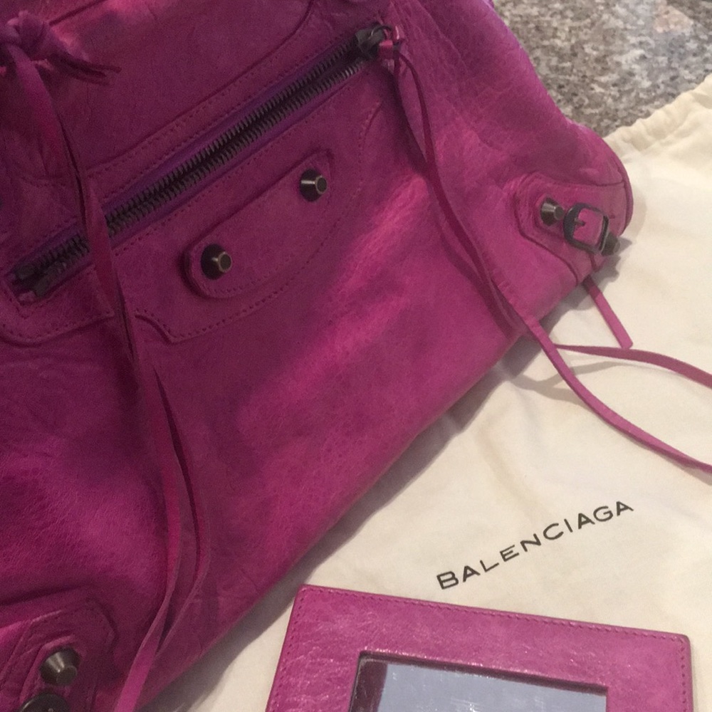 Balenciaga City Classic Stud Bag/Medium